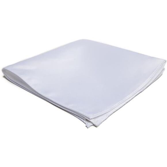 Mens Pocket Squares Handkerchief 6 PK Wedding Party Solid Color Handkerchiefs - Picture 2 of 3